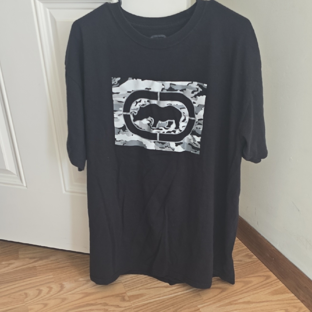 Ecko Unlimited Black Camo Graphic Tee